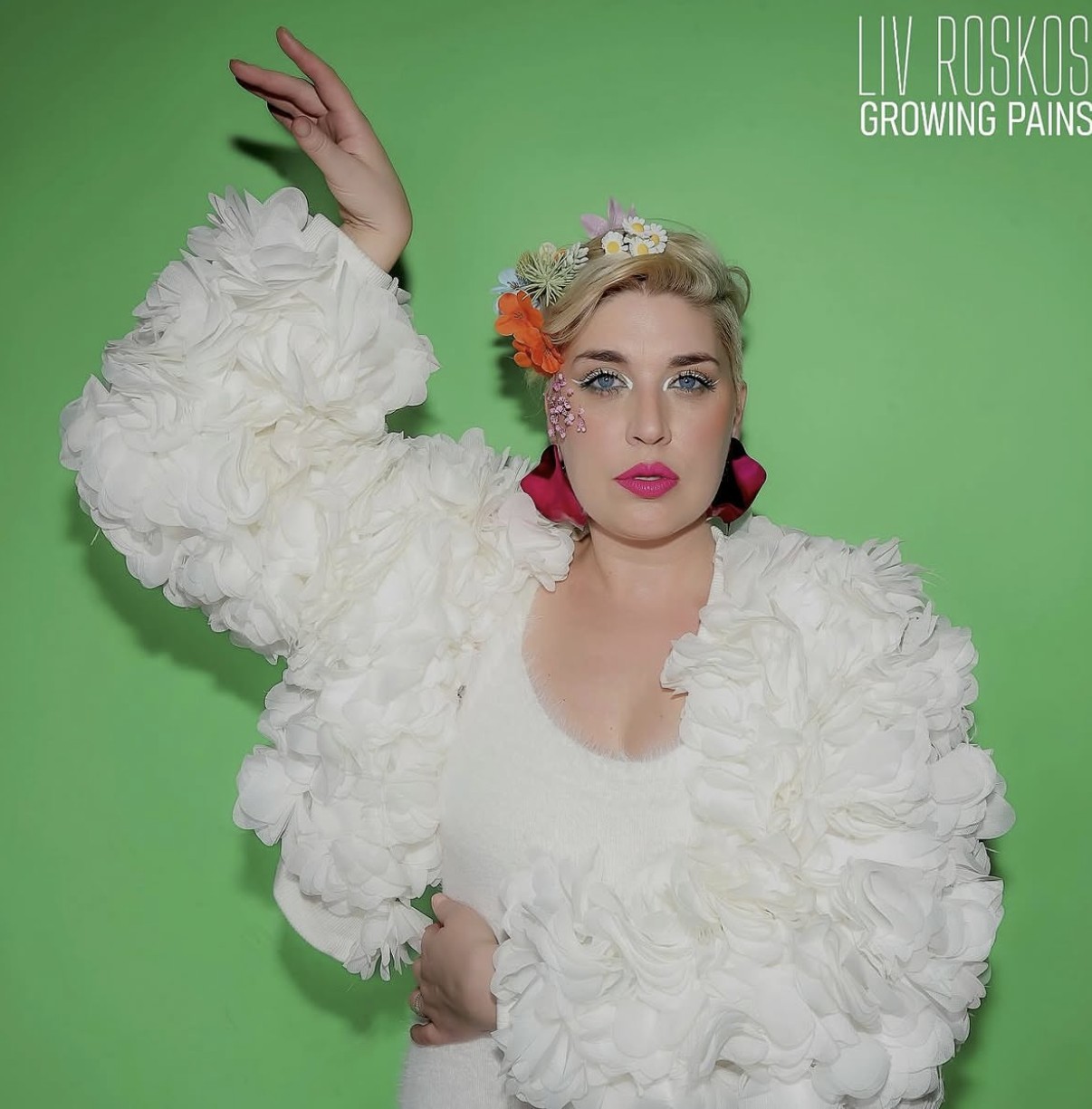 Liv Roskos in the Growing Pains release artwork